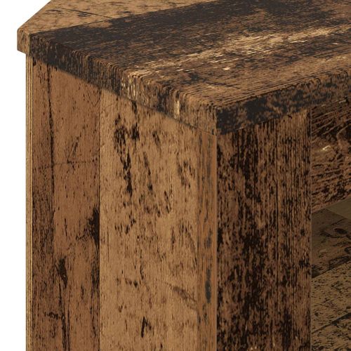 Ъгловшкафзателевизор 102 x 40,5 x 45 см Старо дърво