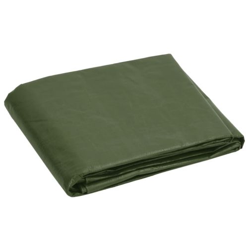 Брезент, 180 г/м², 6x10 м, зелен, HDPE