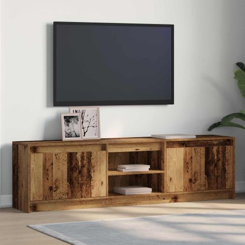 ТВ Единици 2 pcs Кафяво 180 x 34 x 50 см Инженерно дърво