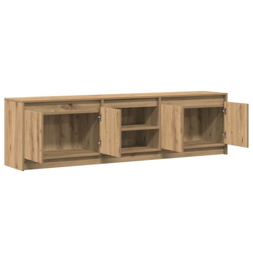 ТВ Единици 180 x 34 x 50 см Кафяво Инженерна дървесина