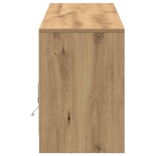 ТВ Единици 180 x 34 x 50 см Кафяво Инженерна дървесина