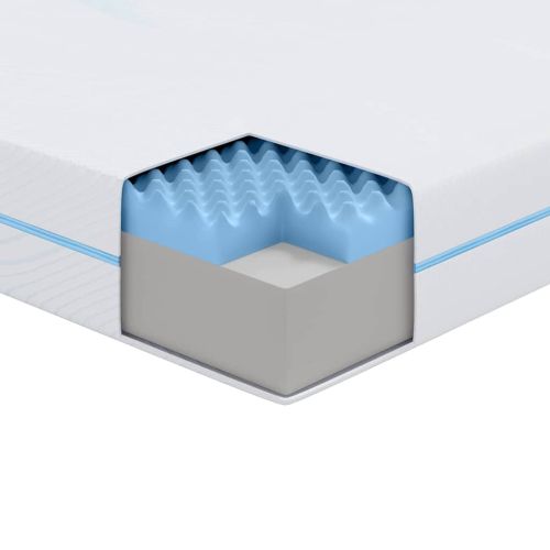 Матрак Бяло 70 x 200 cm Жакардова материя