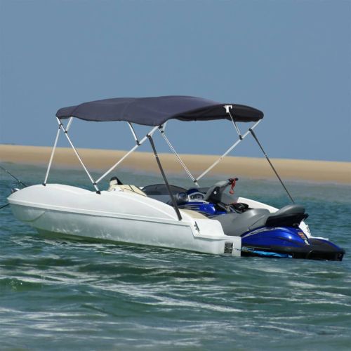 Тента за лодка с 4 дъги странични стени 243x(185-198)x137 см