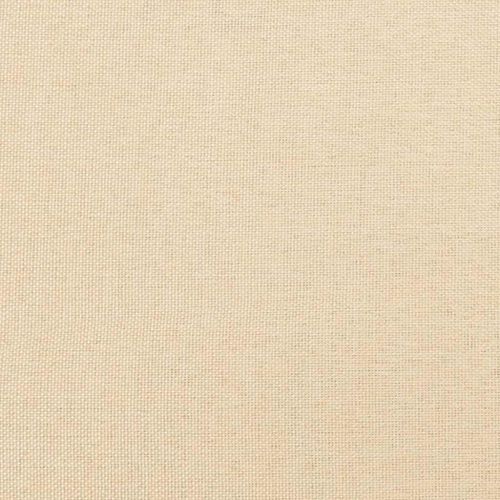 Въртящ се офис стол, кремав, текстил