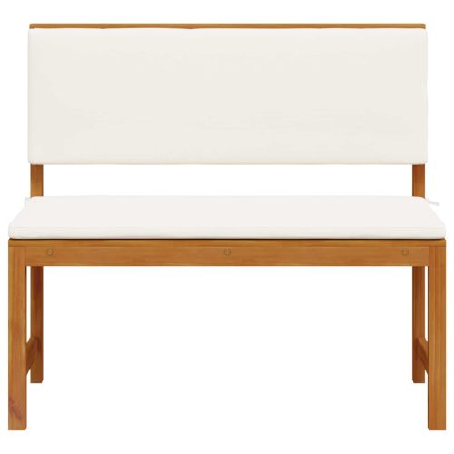 Градински стол с възглавница Кафяво 100 x 50 x 91 см