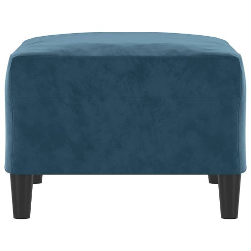 Табуретка, синя, 70x55x41 см, кадифе