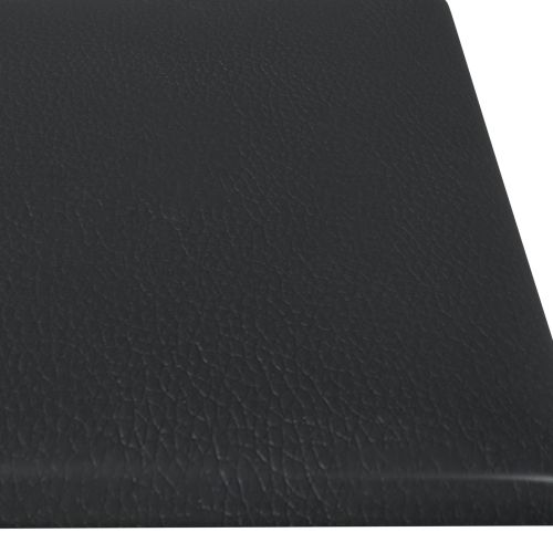 Стенно табло за легло 12 бр. 60 x 15 cm Черен текстил