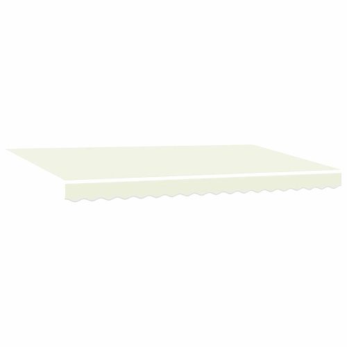Прибираща се тента Крем 400 x 200 cm Полиестер и алуминий