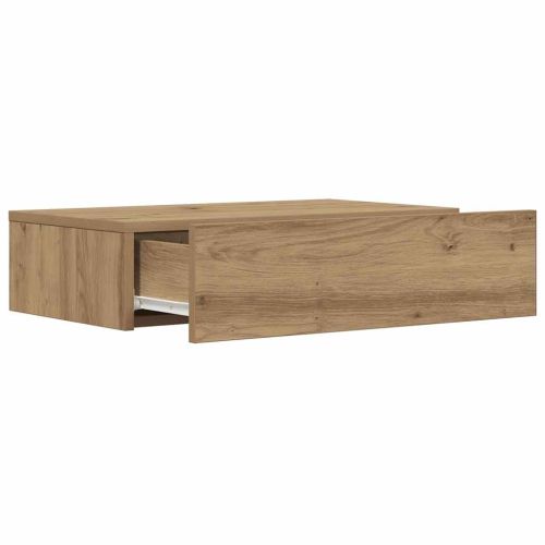ТВ шкаф с LED светлини Artisan дъб 60x35x15,5 cm