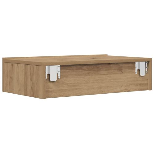 ТВ шкаф с LED светлини Artisan дъб 60x35x15,5 cm