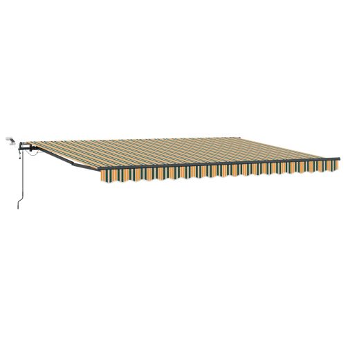 Текстил за сенник с Зелен и жълт 450 × 350 cm Полиестер
