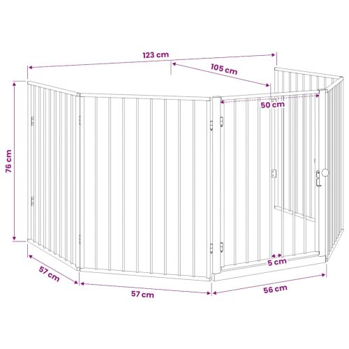 стоманен параван за камина, черен