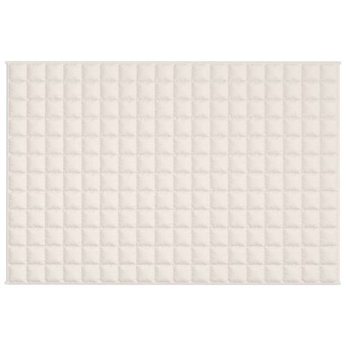 Утежнено одеяло светлокремаво 122x183 см 5 кг плат