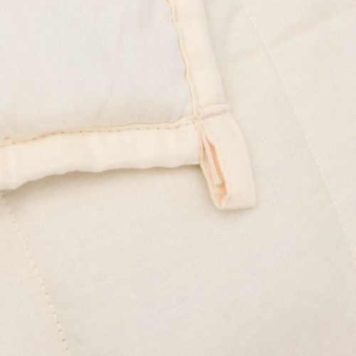 Утежнено одеяло светлокремаво 120x180 см 5 кг плат