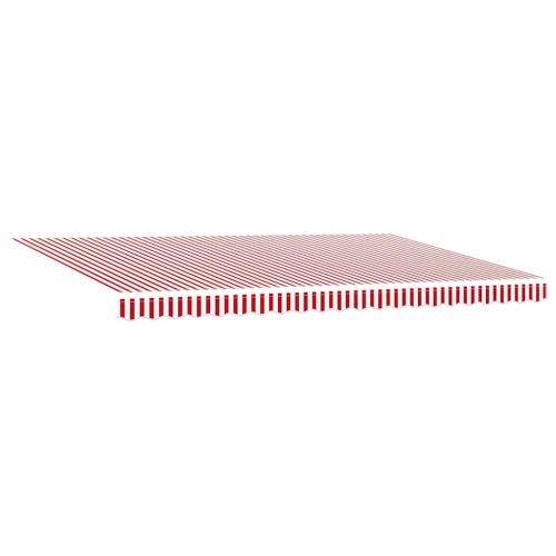 Прибираща се тента Червено и бяло 500 × 300 cm