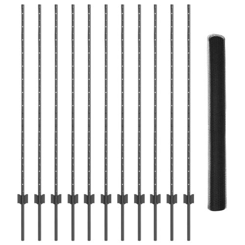 Ограда с пост Сиво