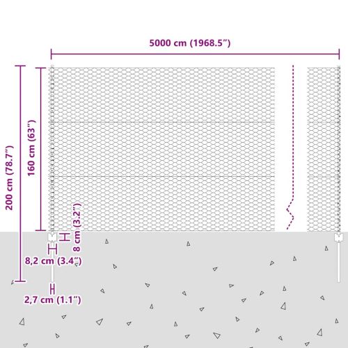 Ограда с пост Сиво