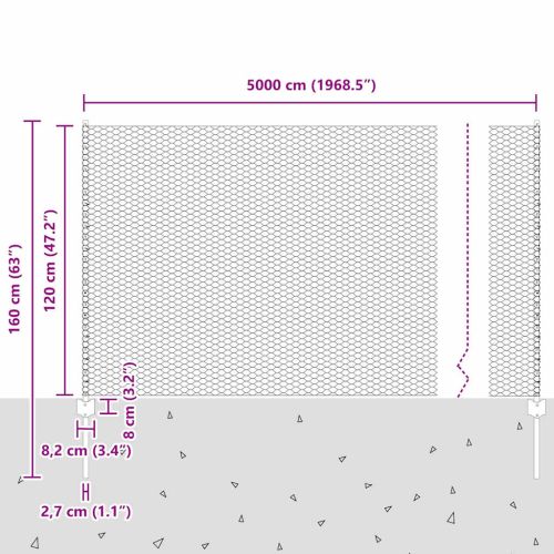 Ограда с пост Сребристо