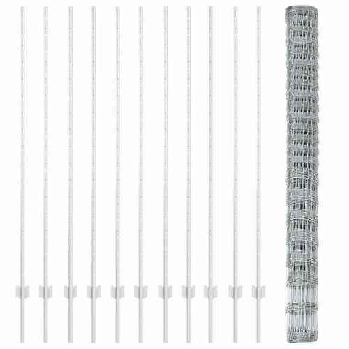Див ограда с колове 25 x 1,6 м (Ш x В)