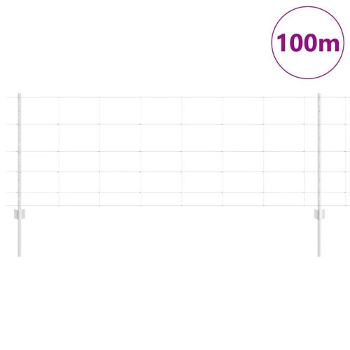 Див ограда с колове 100 x 0,8 м (Ш x В)