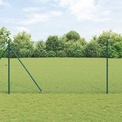 Заварена мрежа с шипове 50 x 1,4 м (Ш x В) PVC покрита стомана