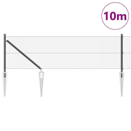 Стълб за ограда. Сиво