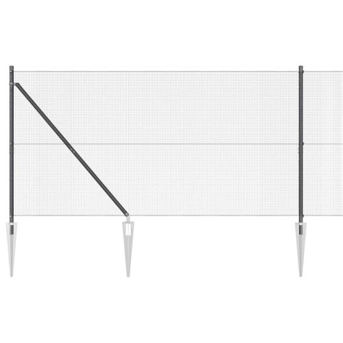 Заварена мрежа с шипове 25 x 1,2 м (Ш x В) PVC покрита стомана