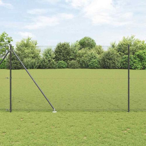Заварена мрежа с шипове 50 x 1,5 м (Ш x В) PVC покрита стомана