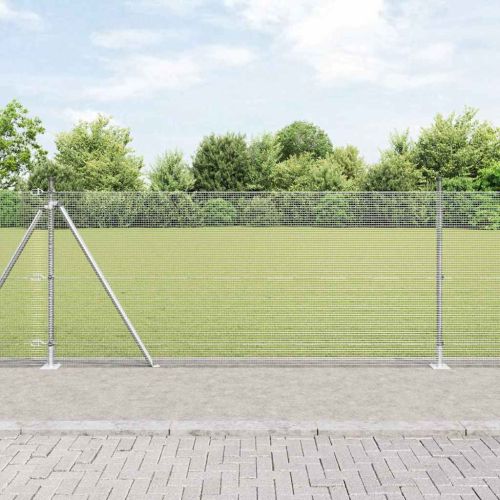 Заварена мрежа от тел с бетонен основание 10 x 1 м (Ш x В)