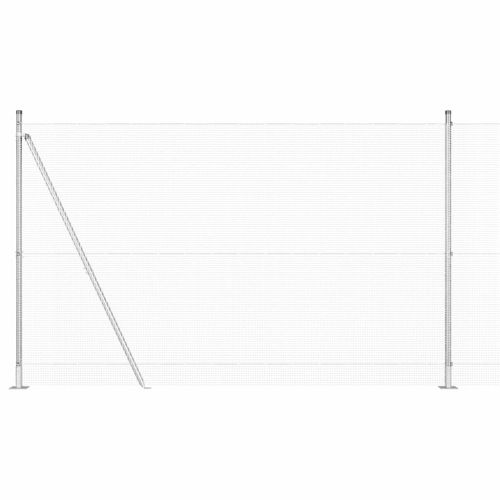 Стълб за ограда. Сребристо