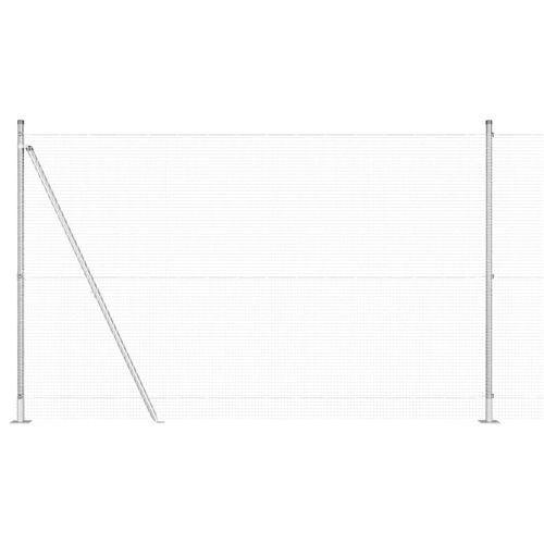 Стълб за ограда. Сребристо