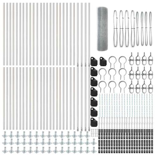 Стълб за ограда. Сребристо