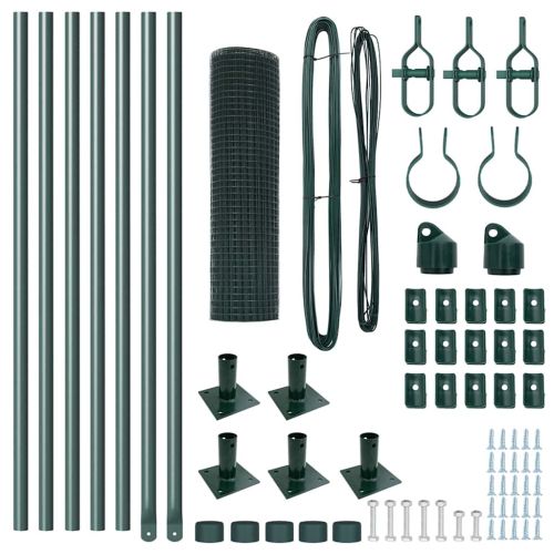 Стълб за ограда. Зелено