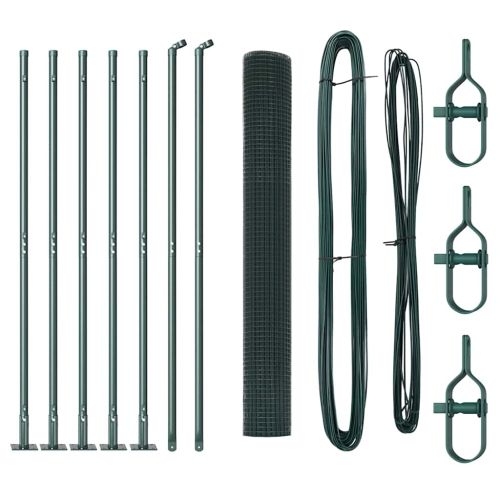 Стълб за ограда. Зелено