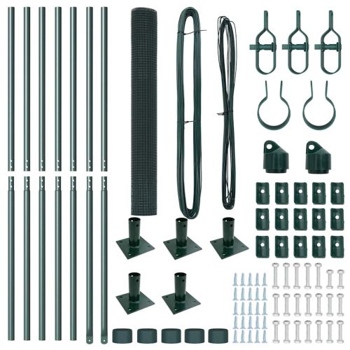 Стълб за ограда. Зелено