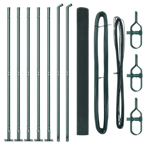 Стълб за ограда. Зелено