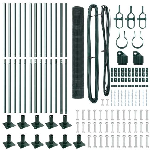 Стълб за ограда. Зелено