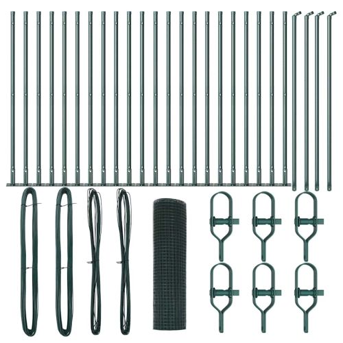 Стълб за ограда. Зелено