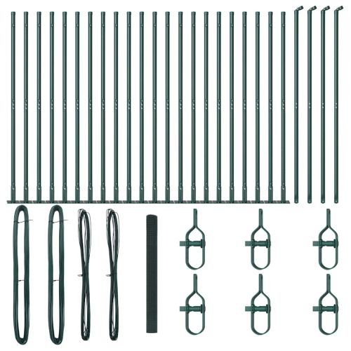 Стълб за ограда. Зелено