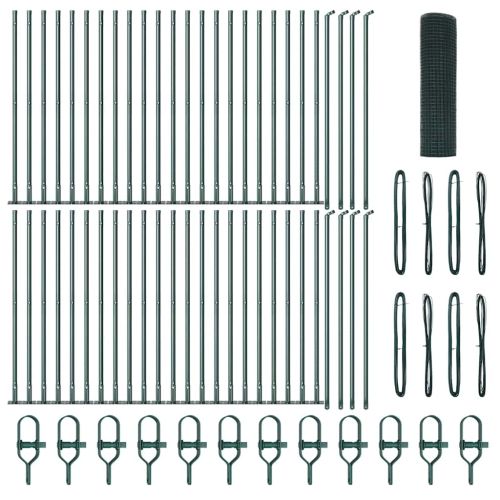 Стълб за ограда. Зелено