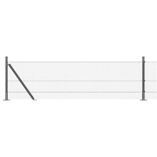 Стълб за ограда. Сиво