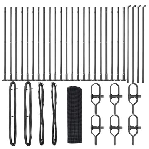 Стълб за ограда. Сиво