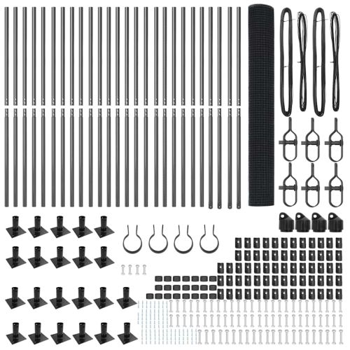 Стълб за ограда. Сиво