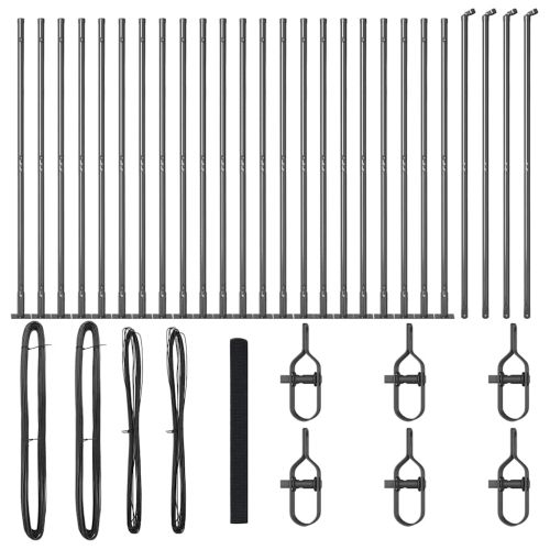 Стълб за ограда. Сиво