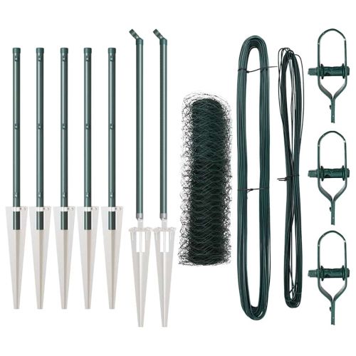 Стълб за ограда. Зелено