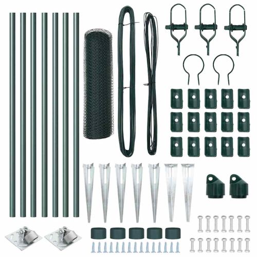 Стълб за ограда. Зелено