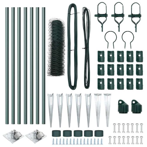 Стълб за ограда. Зелено