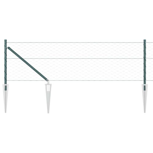 Стълб за ограда. Зелено