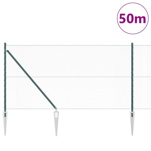 Шестоъградно ограждение с кол 50 x 1 m ПВЦ-обработена стомана