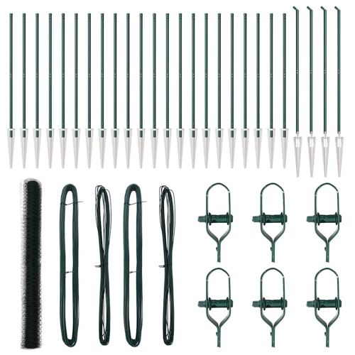 Стълб за ограда. Зелено